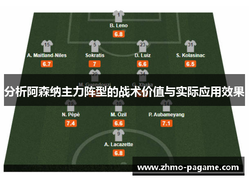 分析阿森纳主力阵型的战术价值与实际应用效果