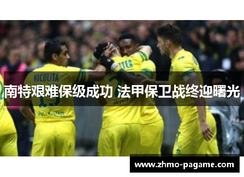 南特艰难保级成功 法甲保卫战终迎曙光